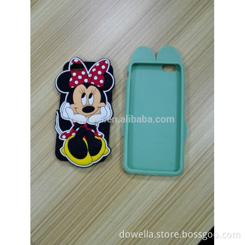 Disney Silicone mobile phone case in OEM factory